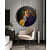 Baby Lord Krishna And Yashoda Maya Round Shape Wall Painting - photo