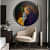 Baby Lord Krishna And Yashoda Maya Round Shape Wall Painting - top_view