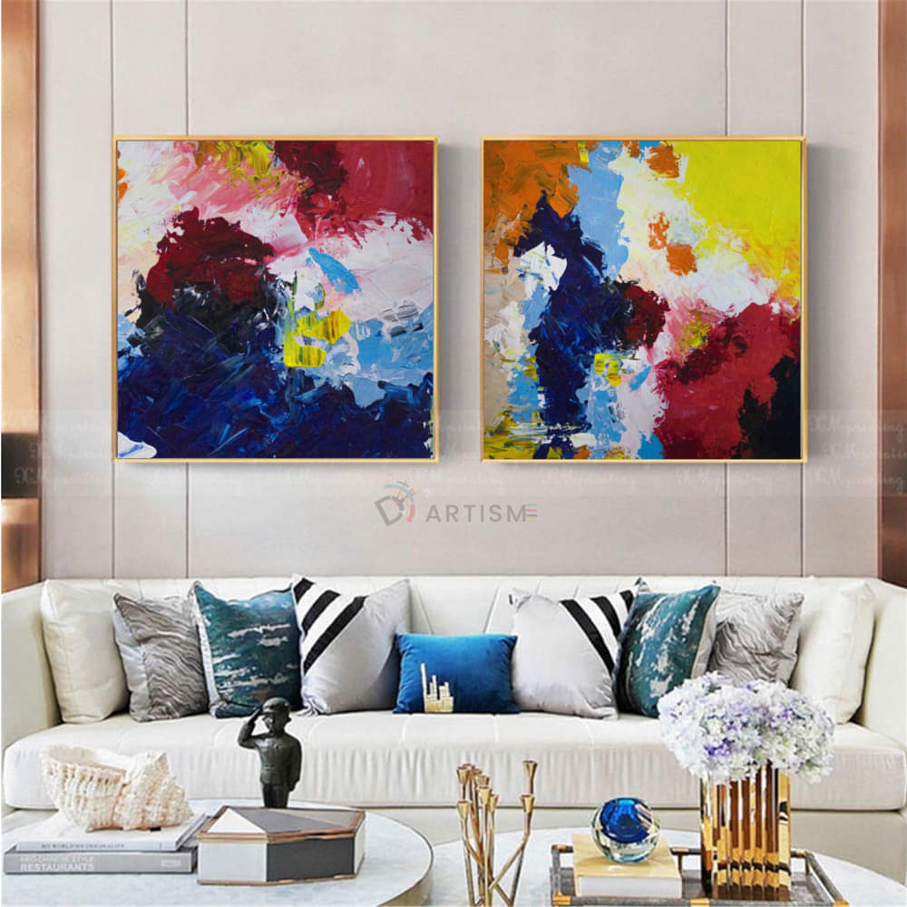 Abstract Painting Set of 2 - photo