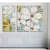 Floral Art Abstract Panels - photo