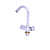 Center Hole Basin Mixer - rear_view