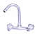 Sink Mixer Deck Mounted Faucet - top_view