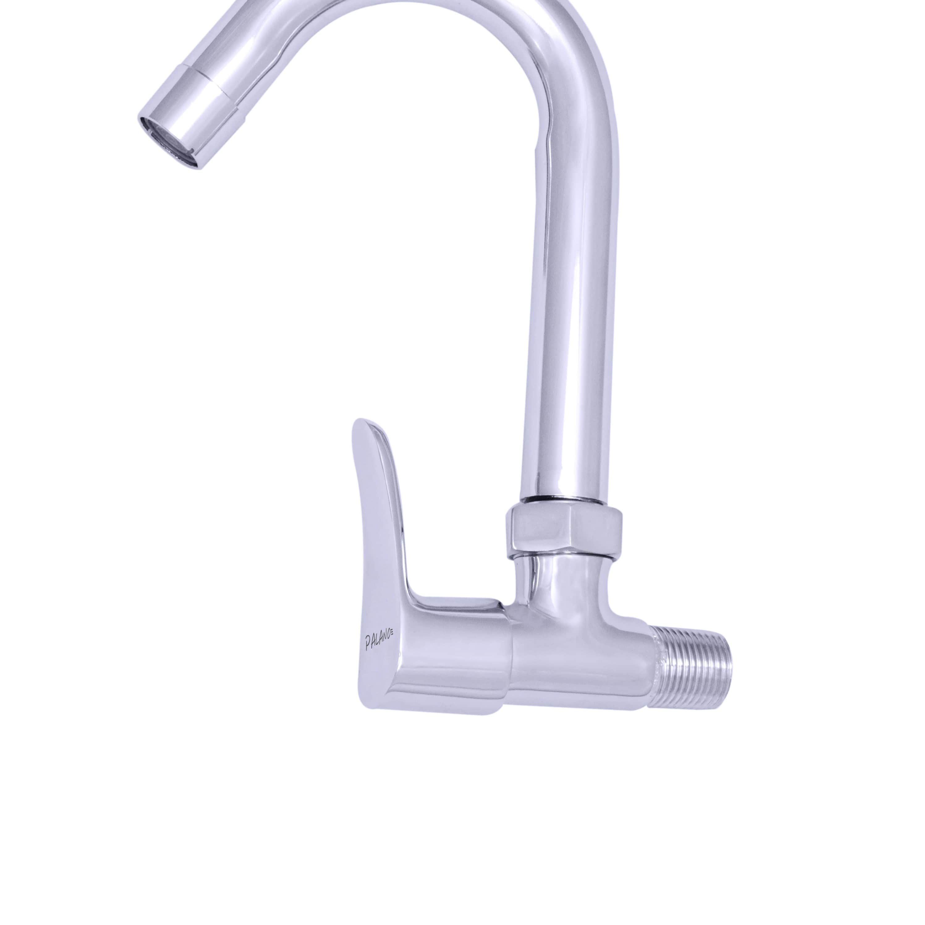 Sink Cock Swan Neck Tap - front_view