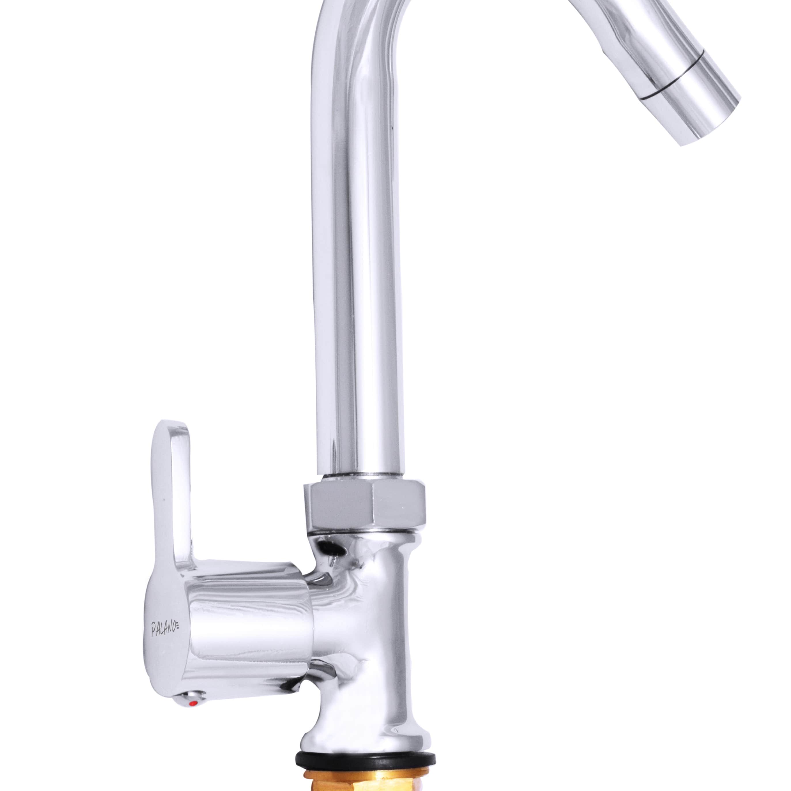 Swan Neck Pillar Cock Tap - top_view