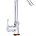 Swan Neck Pillar Cock Tap - top_view