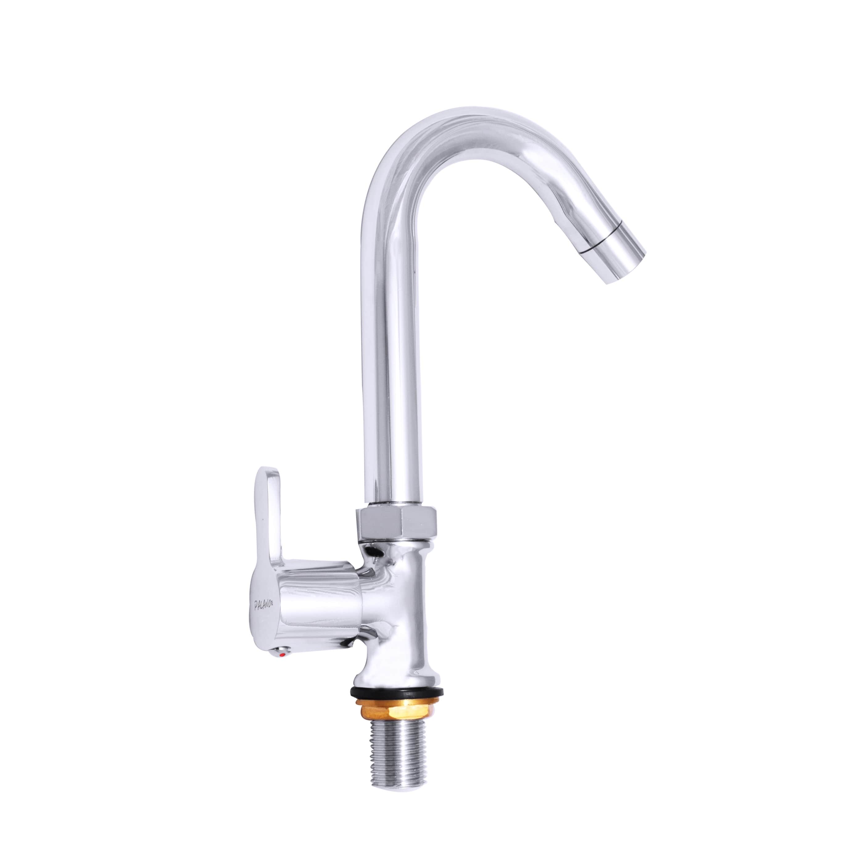 Swan Neck Pillar Cock Tap - rear_view