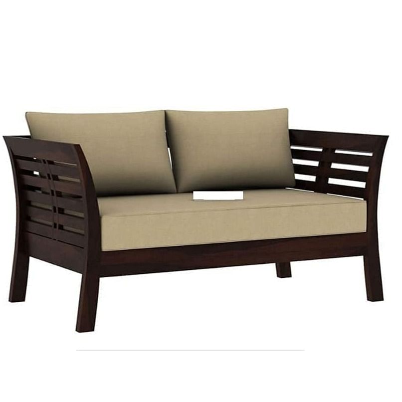 Wooden Two Seater Sofa Chair