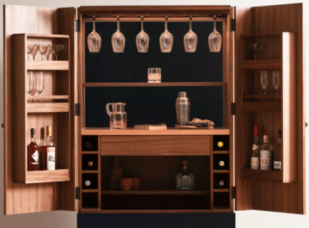 Bar Cabinet - rear_view