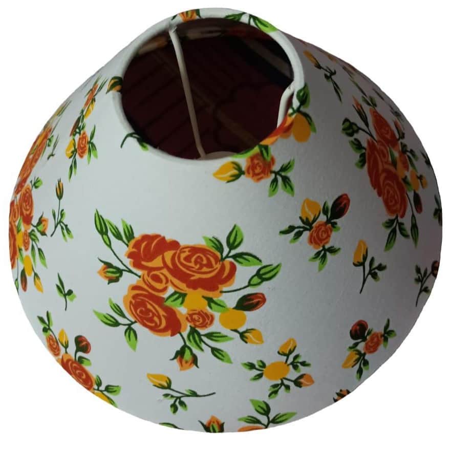 Printed Cone Lampshade - front_view