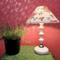 Printed Cone Lampshade - rear_view
