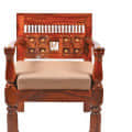 Euclid Traditional Wooden Sofa - front_view