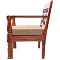 Euclid Traditional Wooden Sofa - rear_view
