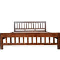 Solid Wood Bed - photo