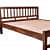 Solid Wood Bed - front_view