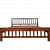 Solid Wood Bed - rear_view