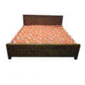 Solid Wood Single Bed - photo