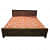 Solid Wood Single Bed - rear_view