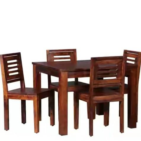 Rectangular Dining Table Set 4 Seater