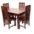 Solid Wood Dining Set 4 seater - photo