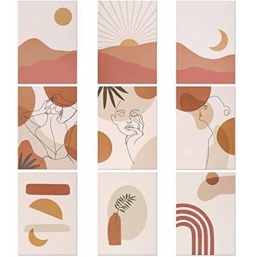 Minimalist Panel painting (Set of 9)