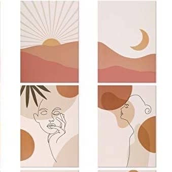 Minimalist Panel painting (Set of 9)