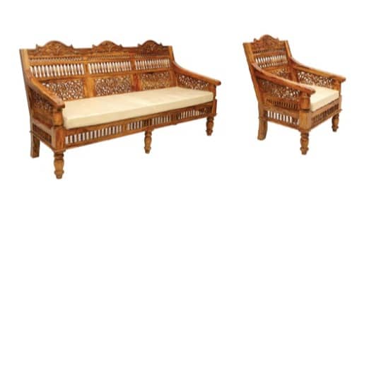 Isla 4 Seater Wooden Sofa Set