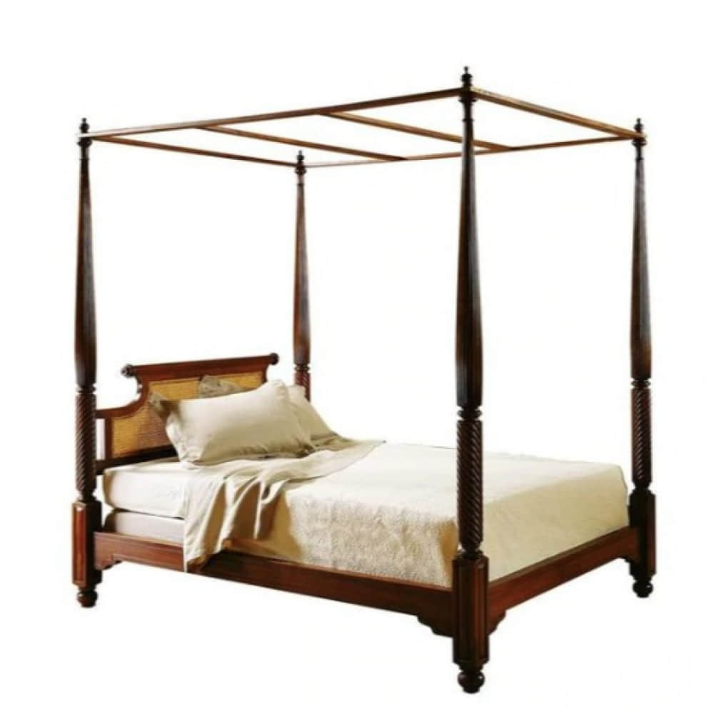 Winnipeg Teak Wood Poster Bed - photo
