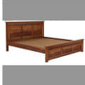 Solidwood King Size Bed - front_view