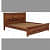 Solidwood King Size Bed - front_view