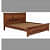 Solidwood King Size Bed - top_view