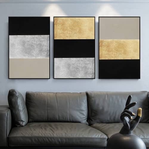 Three Tone Color Decor Panels