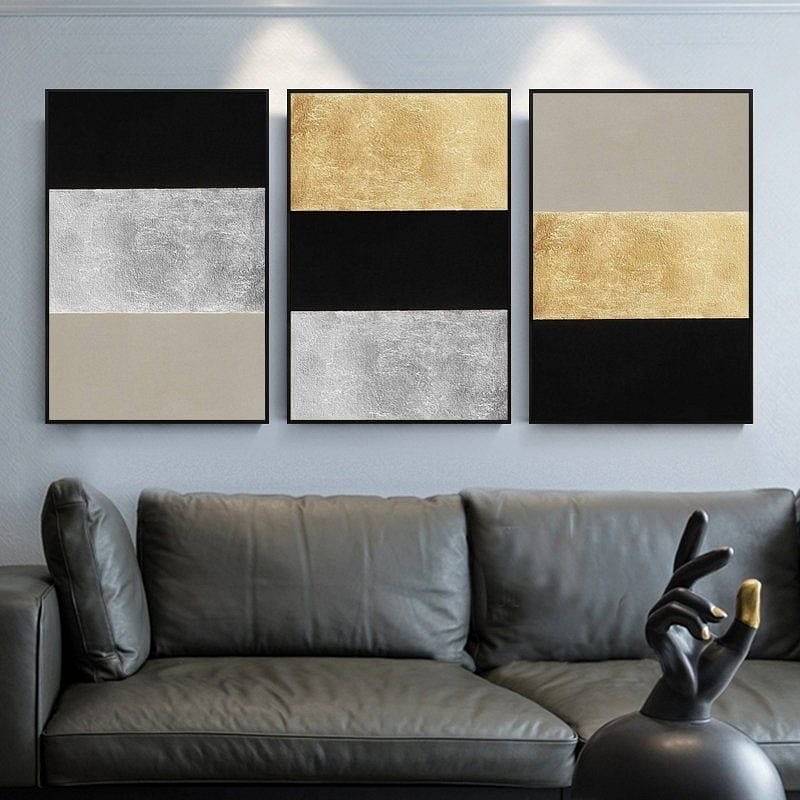 Three Tone Color Decor Panels