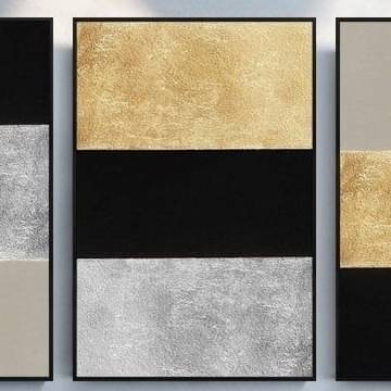 Three Tone Color Decor Panels