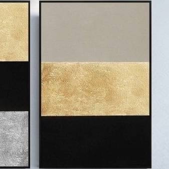Three Tone Color Decor Panels