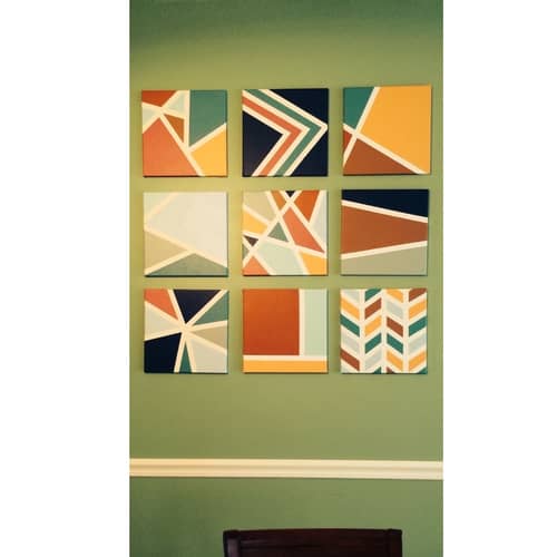 Abstract panels (Set of 9)