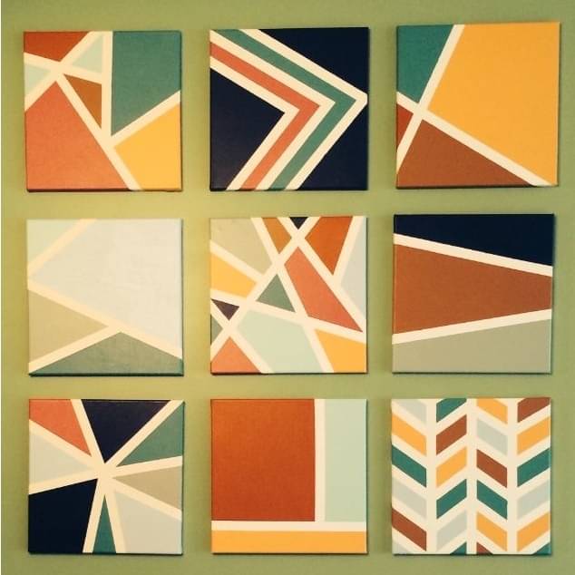 Abstract panels (Set of 9)