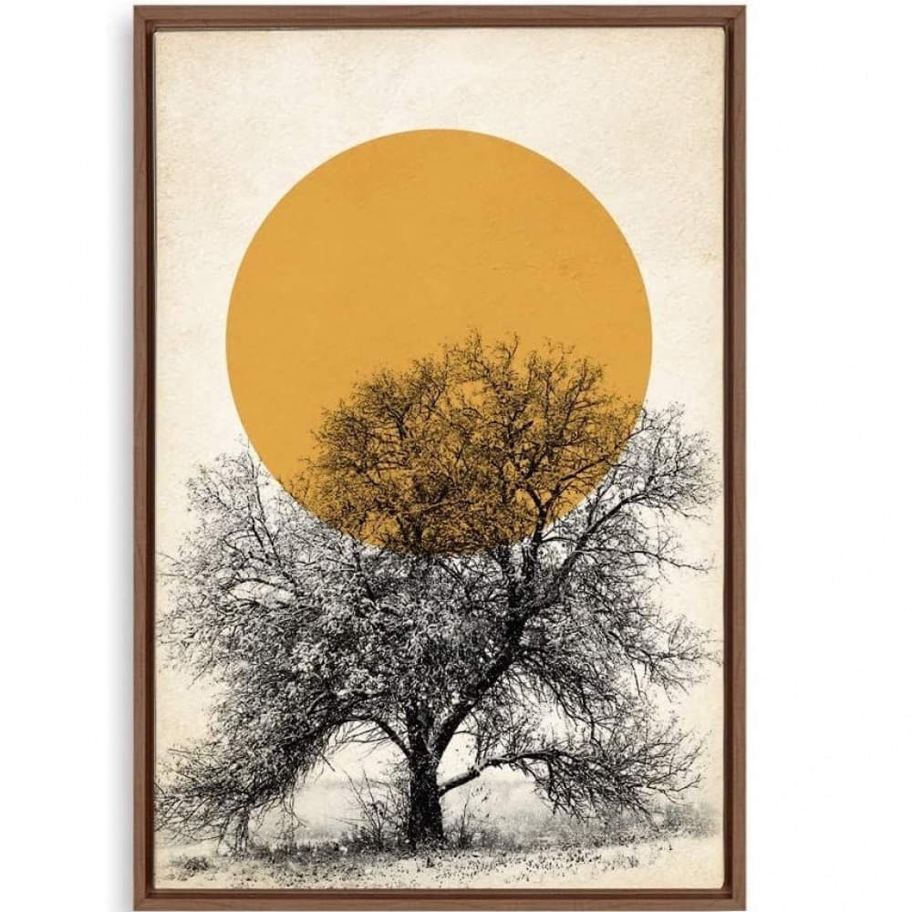 Winter Morning Wall Painting - photo