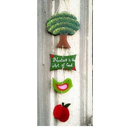 Handicraft Wooden Nature Wall Hanging.