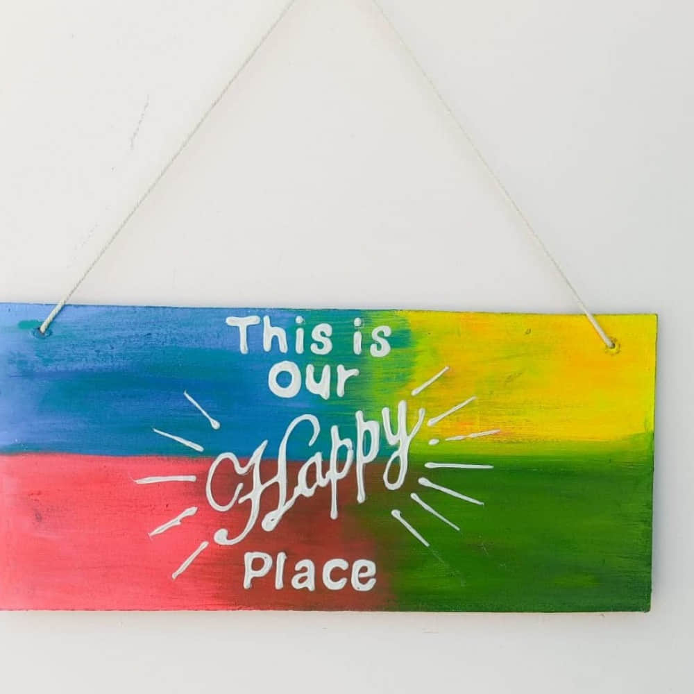 Handicraft Wooden Decorative Wall Hanging/Door Hanging - photo