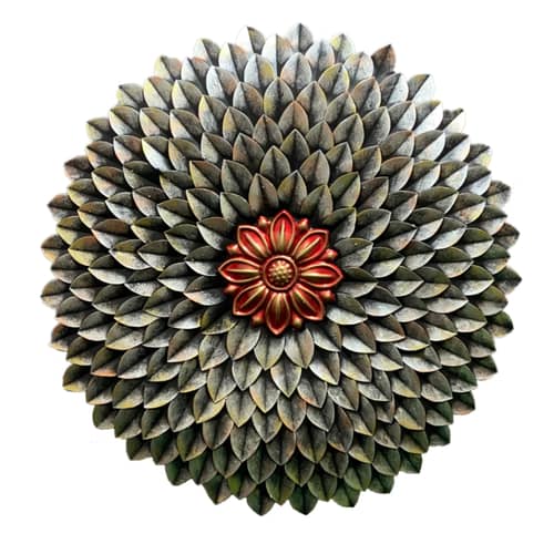 Urban Flower Metal Wall Decor