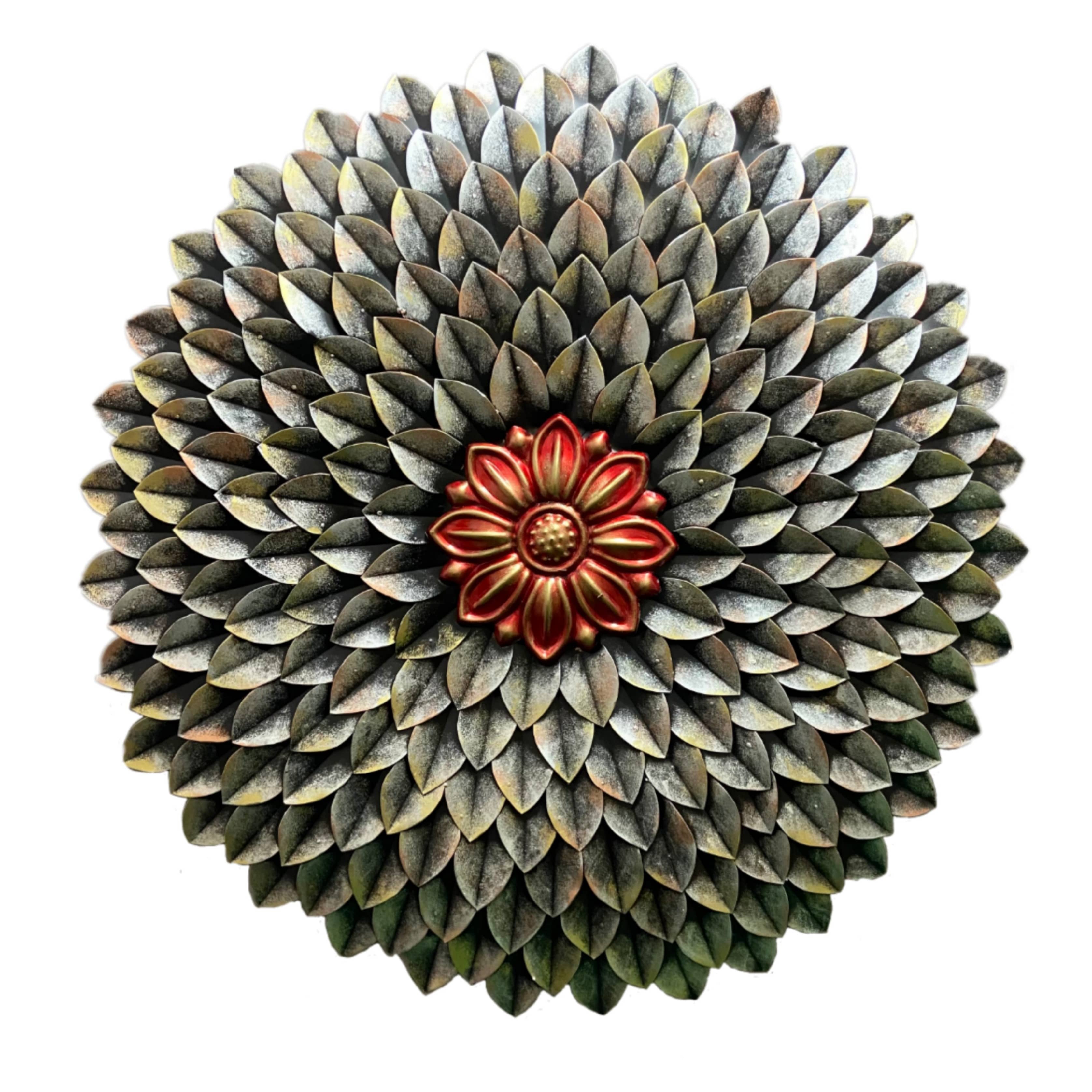 Urban Flower Metal Wall Decor