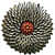 Urban Flower Metal Wall Decor - top_view