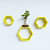 Kansai Wooden Wall Mount Shelves (Yellow) - top_view