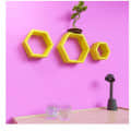Kansai Wooden Wall Mount Shelves (Yellow) - left_view