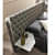 European Tuffed Tilted upholstered King Size Bed - rear_view