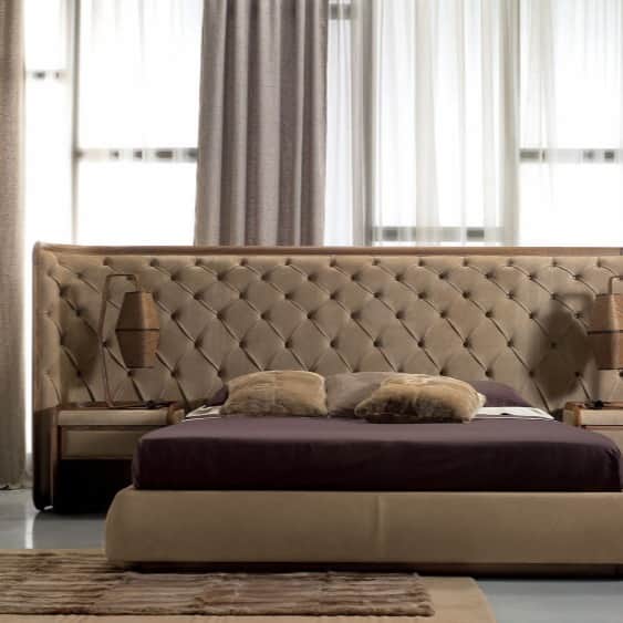 German Ambrosia Bliss King Size Bed With Side Tables - front_view
