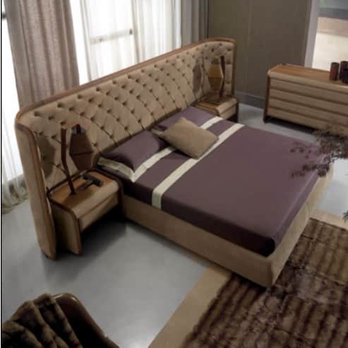 German Ambrosia Bliss King Size Bed With Side Tables - top_view