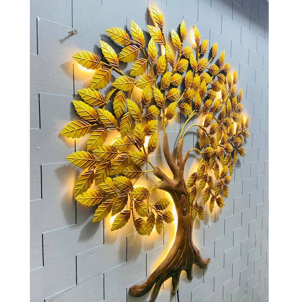 Japanese Tree Wall Decor with LED Light