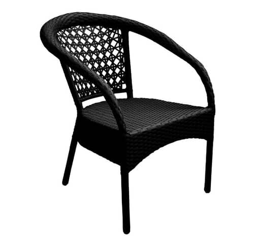 Outdoor / Indoor Patio Balcony Chair Set With Glass Table
