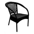 Outdoor / Indoor Patio Balcony Chair Set With Glass Table - left_view
